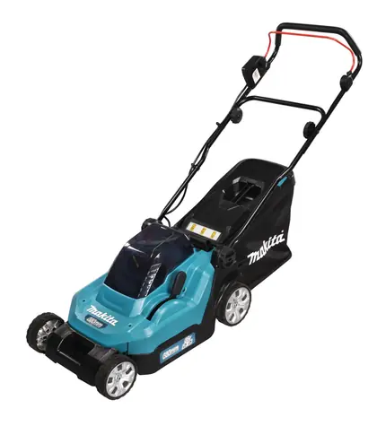 Makita DLM382Z / Kosiarka akumulatorowa / 2x18V / do 560 m2 / szerokość 38 cm / kosz 40 l / bez akumulatora