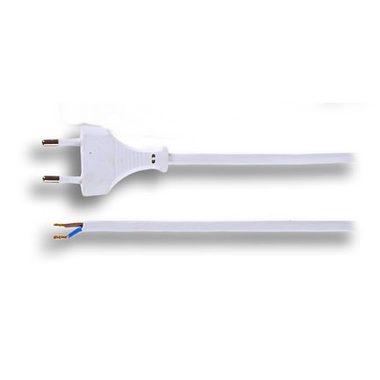Przewód flexo Solight PF10 2m płaski biały / 2x 0,75mm2 