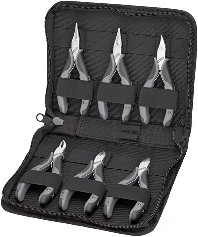 Knipex 00 20 17 Etui ze szczypcami elektronicznymi do pracy z elementami elektronicznymi