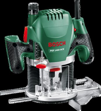 BOSCH POF 1400 ACE / Frezarka górnowrzecionowa / 1400 W / 10000 - 28000 obr./min. na minutę / skok: 55 mm / tuleja zaciskowa: 6 mm