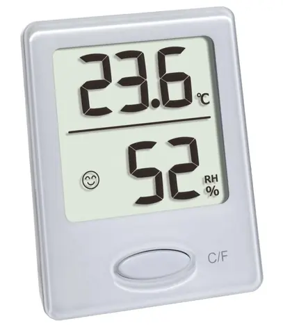TFA 30.5041.02 - Termometr cyfrowy z higrometrem - biały