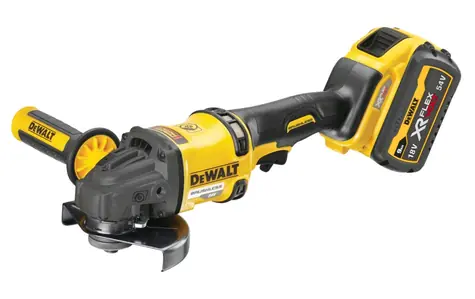 DeWalt DCG418X2 / Szlifierka kątowa akumulatorowa / 54 V XR / Li- ION / Średnica tarczy 125 mm / 9000 obr./min / 2 x 9 Ah
