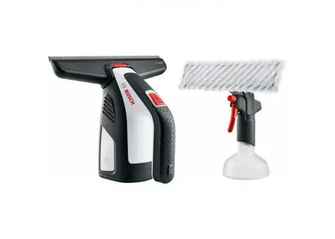 BOSCH GlassVAC Solo PLUS / Bezprzewodowa ściągaczka do szyb / 3,6 V / 2,0 Ah / 1x głowica ssąca / Pojemnik z aplikatorem