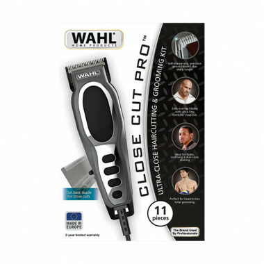 Wahl 20105-0460 Close Cut Pro szary / maszynka do włosów / szerokość ostrza: 45 mm / min. 0,6 mm / 6 nasadek 