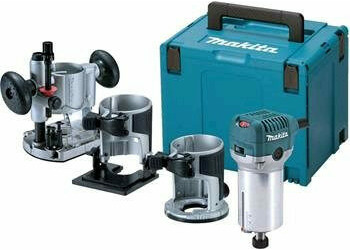 Makita RT0702CX2J / Frezarka kombinowana z osprzętem / 710W / Makpac