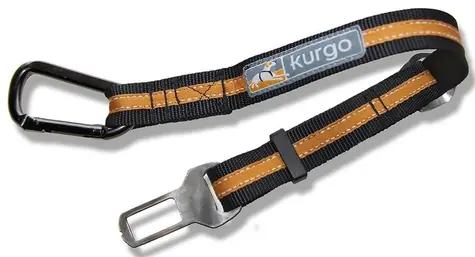 Kurgo Direct to Seatbelt Tether / Pas samochodowy bezpieczeństwa dla psów z mechanizmem zaciskowym 