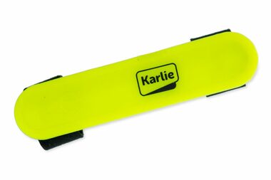 Lampka LED Karlie do obroży/smyczy/szelek z funkcją ładowania USB, żółta / 12x2,7cm