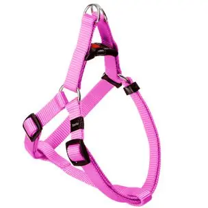 Szelki Flamingo dla psa nylonowe różowe 20-35cm10mm w rozmiarze XS