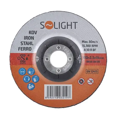 Ściernica Solight do stali 100 x 2,5 x 16 mm