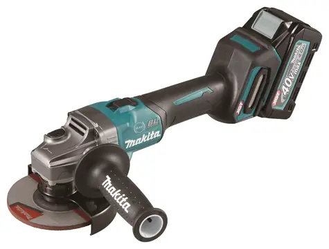Makita GA005GM201 / Akumulatorowa szlifierka kątowa / 40V / 125 mm / 8500 obr./min / 2x 4,0 Ah