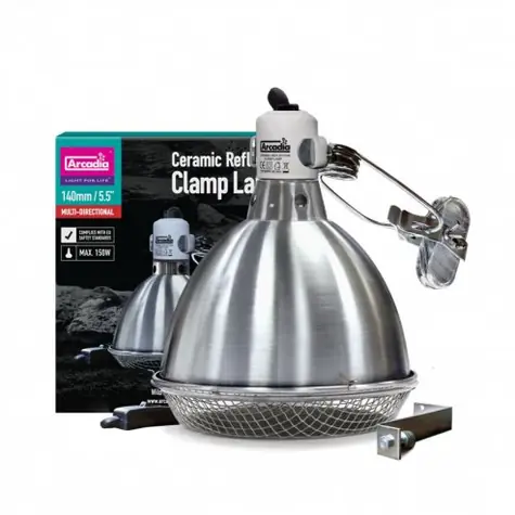 Lampa zaciskowa Arcadia do halogenowego miejsca wygrzewania