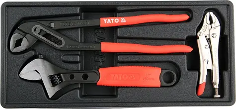 YATO YT-55473 / Wkładka nasadowa - klucz regulowany i szczypce siko oraz samoblokujące