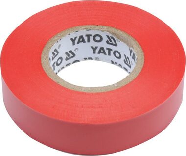 YATO YT-81592 / Taśma izolacyjna elektryczna PVC 15mm / 20m / czerwona