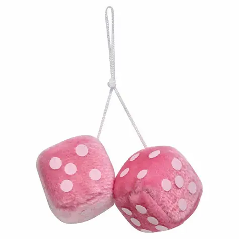 Kostki dekoracyjne Carpoint Plush - różowe