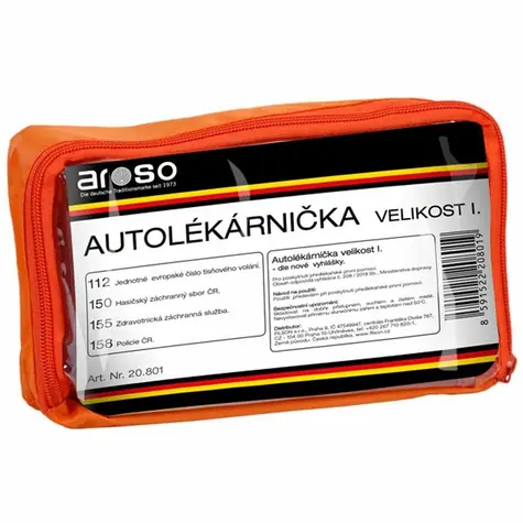 Apteczka samochodowa Aroso do udzielania pierwszej pomocy przedmedycznej - tekstylna