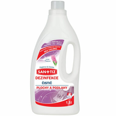 Sanitiz środek czyszczący do powierzchni i podłóg - dezynfekcja 1,5l - Perfumy Hiacynt