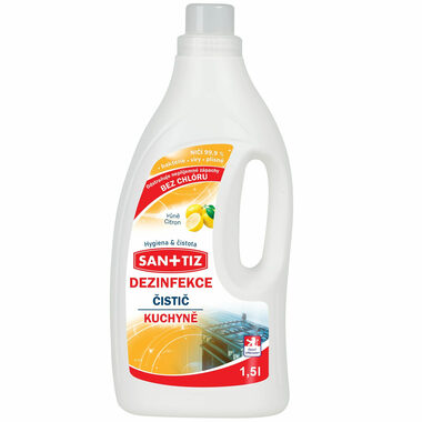 Środek czyszczący do kuchni Sanitiz - dezynfekujący 1,5l - zapach cytrynowy