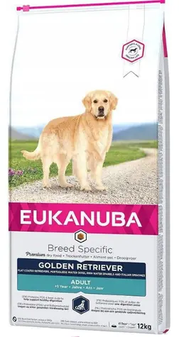 Eukanuba Golden Retriever 12 kg / granulat dla psów / dla retrieverów od 1 roku życia