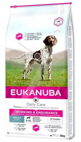 Eukanuba Dog DC Working Endurance Adult 15 kg / granulat dla psów / dla dorosłych / o wysokim zużyciu energii