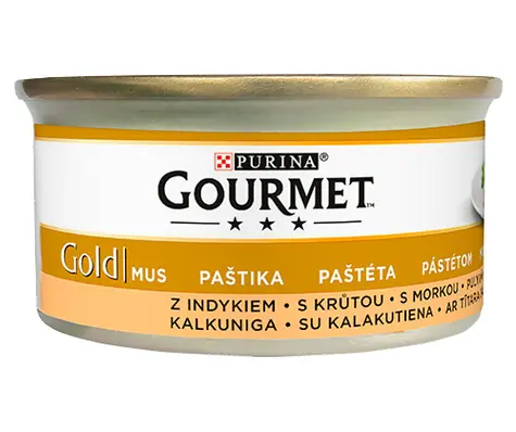 PURINA GOURMET GOLD pasztet z indyka 85 g / Karma konserwowa dla kotów