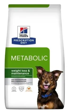 Hill's Prescription Diet Canine Metabolic 12 kg / sucha karma dla psów / z kurczakiem / do utrzymania wagi