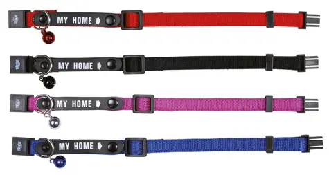 TRIXIE 4180 Nylonowa obroża dla kota z katalogiem / kolor: różne