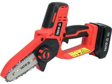 YATO YT-828135 / Pilarka akumulatorowa / 3200 RPM / 10 cm / 18V / 1x 2Ah