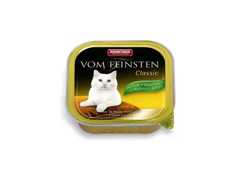 Animonda Vom Feinsten Klasyczny pasztet dla kotów indyk+królik 100g