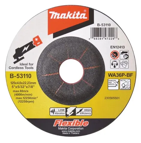 Makita B-53110 / ściernica 125 mm 4,0 x 22,23 mm
