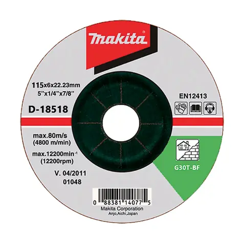 Makita D-18518 / ściernica do betonu 125 mm 6,0 x 22,23 mm