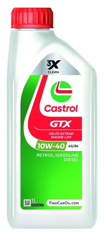 Castrol GTX 10W-40 A3/B4 1l / Półsyntetyczny olej silnikowy