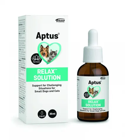 Aptus Relax roztwór 30ml / Karma uzupełniająca dla małych ras psów i kotów