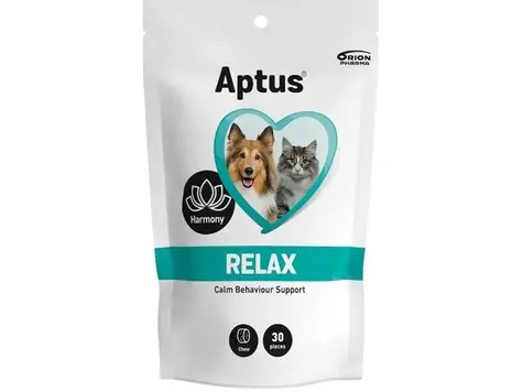 Aptus Relax weterynarz 30 szt. / Pokarm uzupełniający w postaci tabletek do żucia przeciw stanom lękowym i stresowi