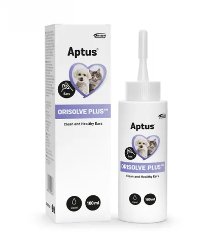 Aptus Orisolve PLUS 100ml / Roztwór do czyszczenia uszu dla psów i kotów