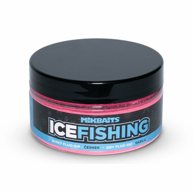 Mikbaits Loose fluo dip Ice Fishing Range Garlic 100ml