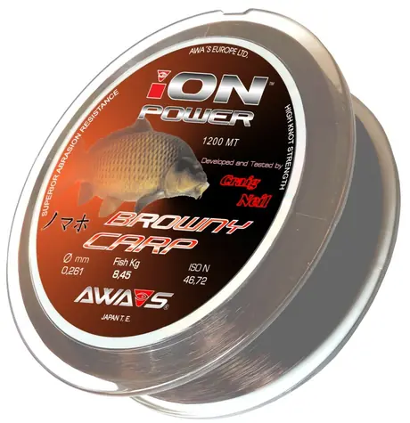AWA-S Line ION Power Browny Carp 1200m 0,350mm 21,1kg