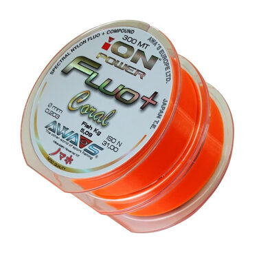 AWA-S Line ION Power Fluo+ Coral 2x300m 0,286mm 10,97kg