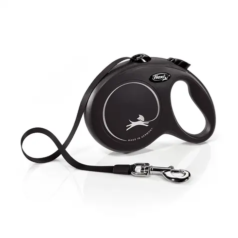 Flexi New Classic L 5m/50kg czarna / Smycz