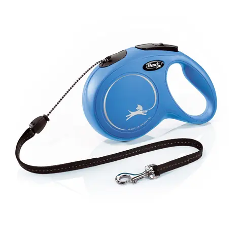 Flexi New Classic M 8m/20kg niebieska / Smycz