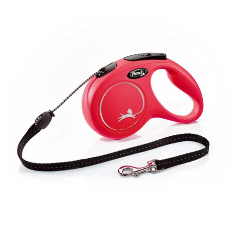Flexi New Classic M 5m/20kg czerwony / Smycz