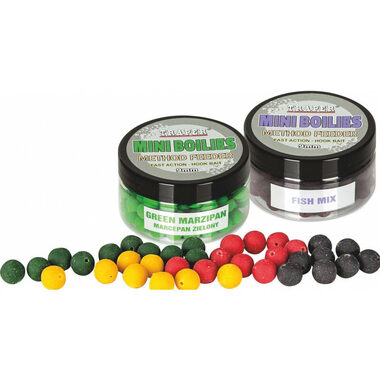 Traper Mini Kulki proteinowe Method Feeder 50g 9mm Kukurydza