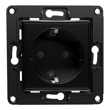 Shelly Wall Socket EU - gniazdo czarne
