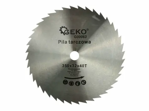 GEKO G00063 / Brzeszczot / 350 x 32 mm / 40T