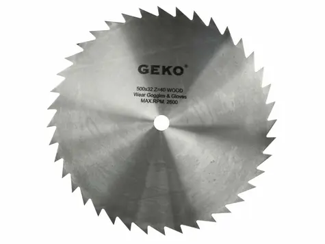 GEKO G00073 / Tarcza do cięcia drewna / 500 x 32 mm / 40T