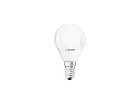 Żarówka LED OSRAM 4,9W E14 / 470 lm / 2700k / 10000h / 230V / noDIM / F / mleczna