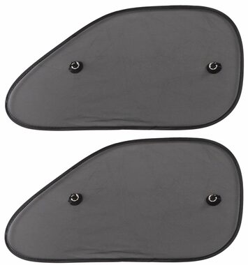 SIXTOL CAR SUNSHADE SET 9 / Osłona przeciwsłoneczna z przyssawką na boczną szybę samochodu / 65 x 38 cm / 2 szt.