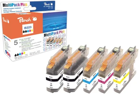 Peach alternatywny wkład Brother LC-223 / Brother DCP-J4120DW / z chipem / Multi Pack PLUS