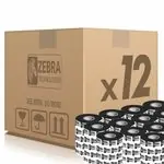 Taśma ZEBRA TTR 2300 - 64mm (12szt) / Wosk / 64mm / 74m / wyjście / 0,5" / 12szt