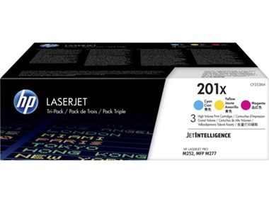 Oryginalny toner HP 201X w opakowaniu zbiorczym / CF253XM / 3x 2300 stron  