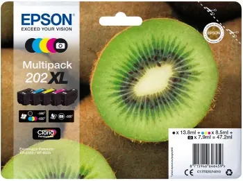 Epson 202 XL Claria Premium MultiPack / oryginalny wkład / XP-6000 / 47,2 ml